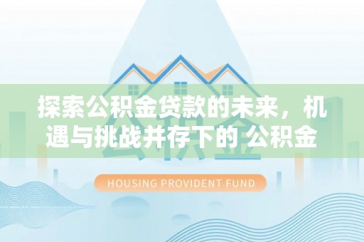 江州探索公积金贷款的未来，机遇与挑战并存下的 公积金贷款风险防控