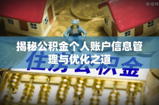 江州揭秘公积金个人账户信息管理与优化之道
