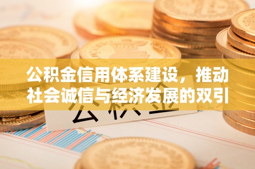江州公积金信用体系建设，推动社会诚信与经济发展的双引擎