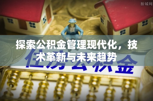 江州探索公积金管理现代化，技术革新与未来趋势