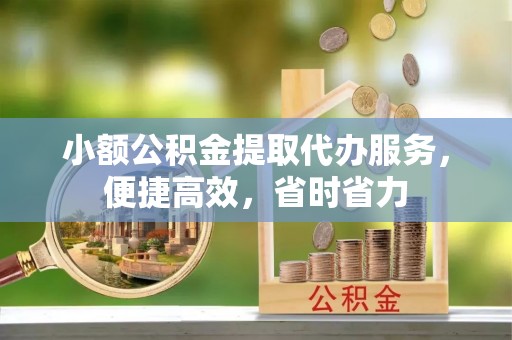 江州小额公积金提取代办服务，便捷高效，省时省力