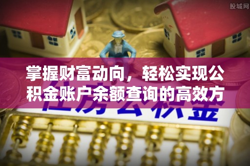 江州掌握财富动向，轻松实现公积金账户余额查询的高效方式