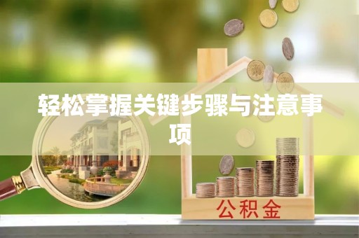 江州轻松掌握关键步骤与注意事项