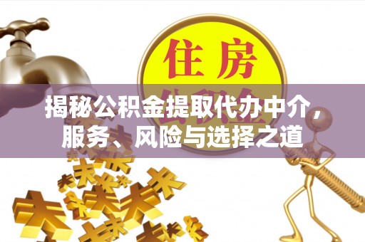 江州揭秘公积金提取代办中介，服务、风险与选择之道