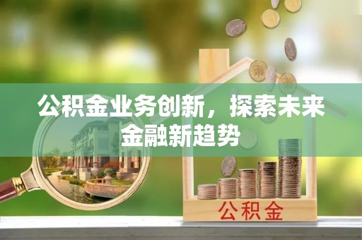 江州公积金业务创新，探索未来金融新趋势