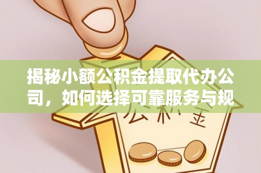 江州揭秘小额公积金提取代办公司，如何选择可靠服务与规避风险