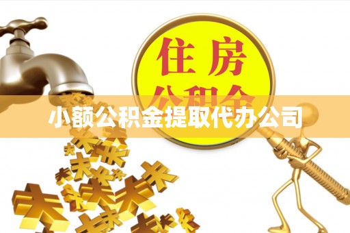 江州小额公积金提取代办公司